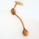 Lot of 4 hooks brass