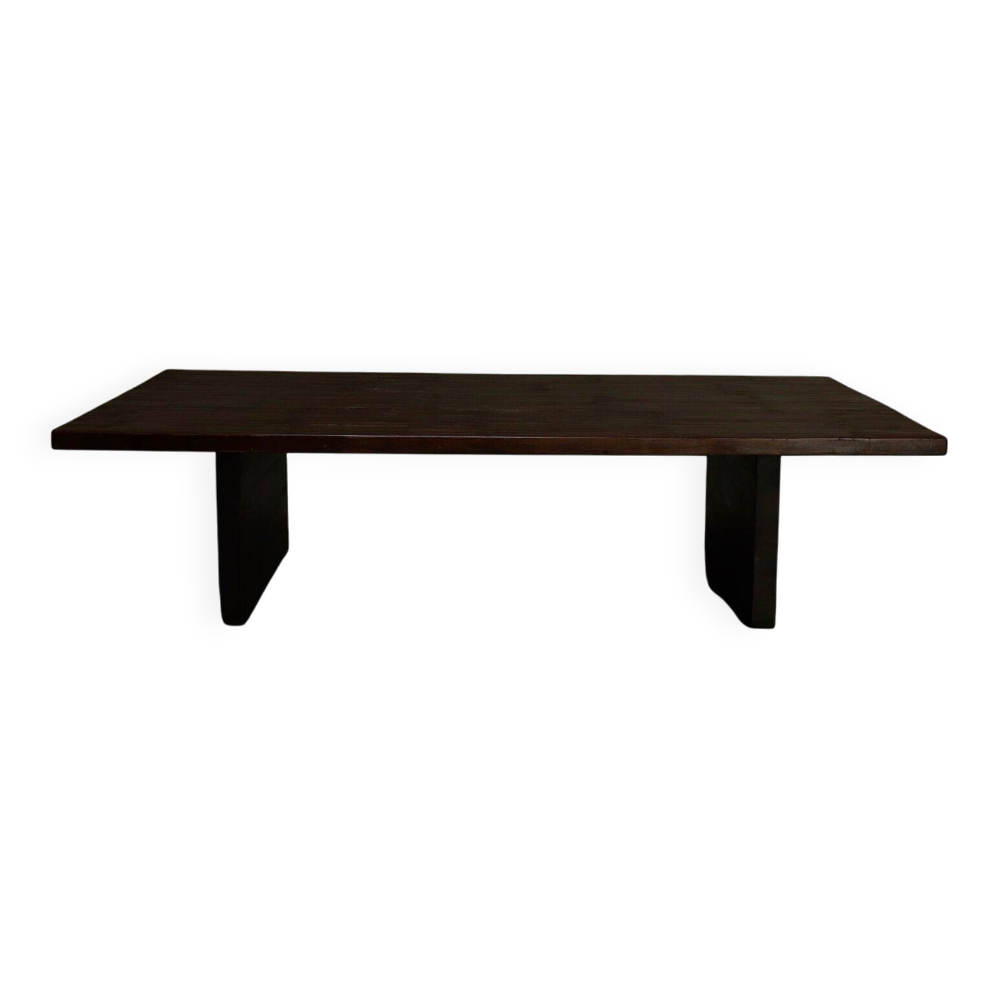 Bamboo and wood coffee table by Axel Vervoordt 1980s