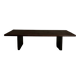 Bamboo and wood coffee table by Axel Vervoordt 1980s