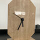 Travertine clock from the 70s
