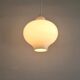 White glass pendant lamp by Hans Agne Jakobsson for Staff Leuchten