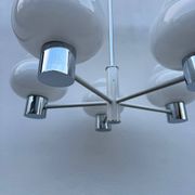 Lustre Space Age opaline chrome années 70
