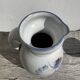 Marcy signed pitcher / terracotta ceramic carafe