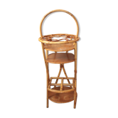 Rattan bottle door