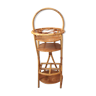 Rattan bottle door