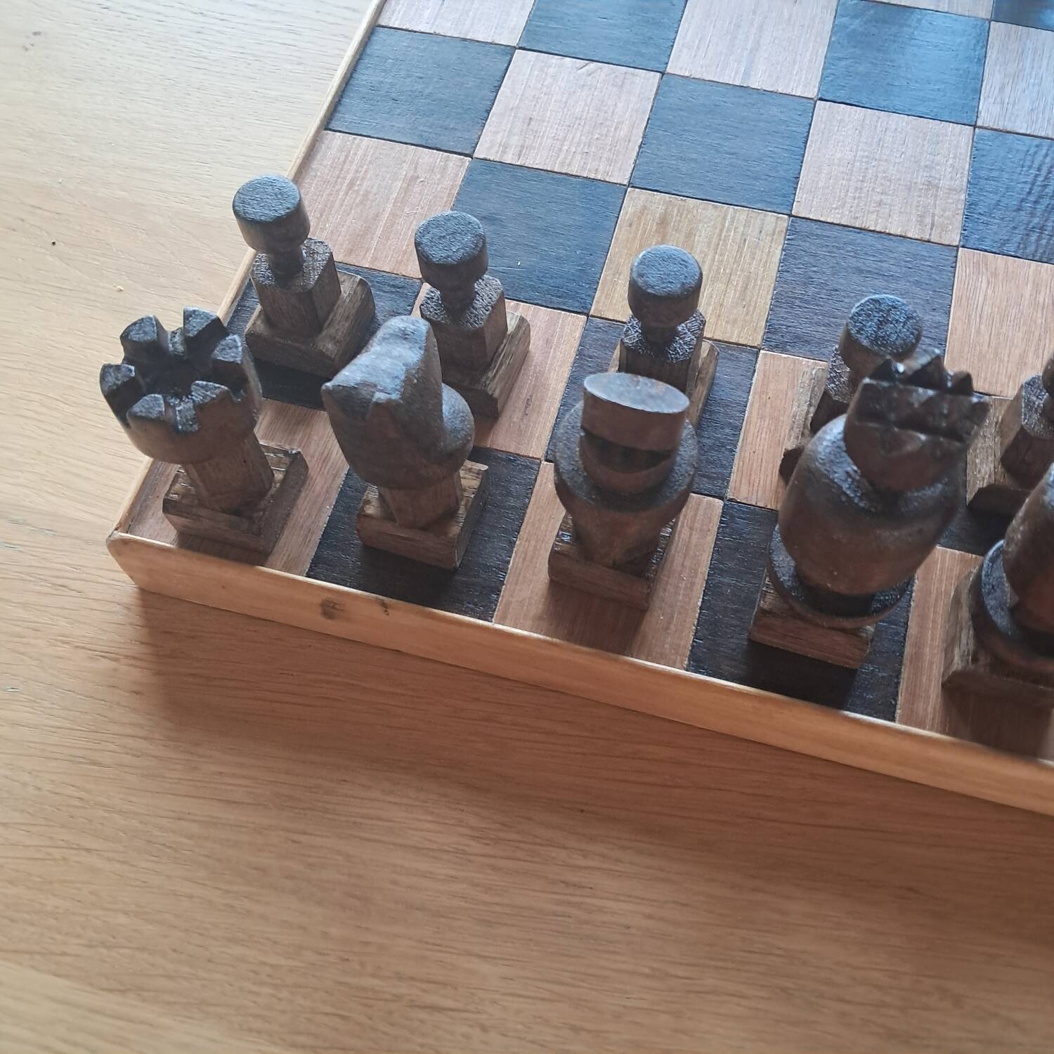 Handmade chess set