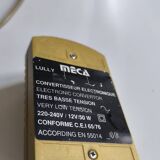 Brass and plexiglass desk lamp from the 80s