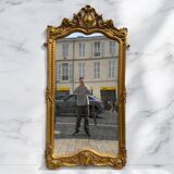 large golden mirror