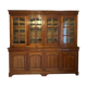 Bibliothèque vitrée en bois