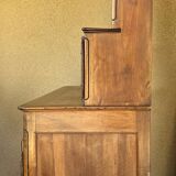 19th century Dauphinois sideboard in cherry wood, 2-part sideboard
