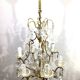 Cage Chandelier 6 Lights Bronze And Crystal