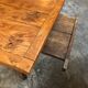 Table de ferme plateau orme massif