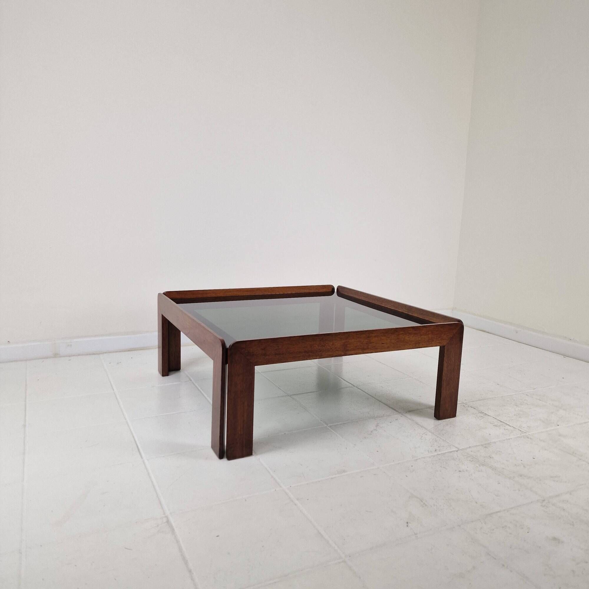 Mid-Century Italian Coffee Table by Afra & Tobia Scarpa for Cassina, 1960s