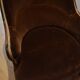 Fauteuil crapaud chocolat