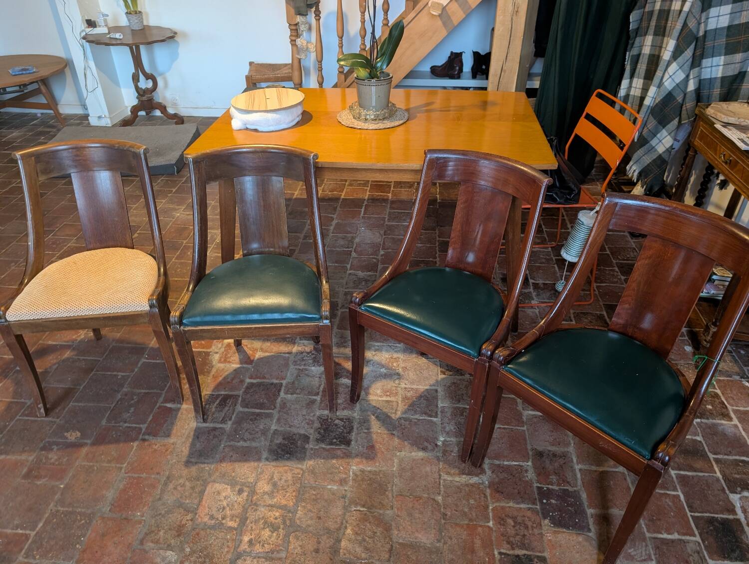Set of 4 Empire style chairs