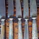 10 horn handle knives including 4 Berthier Valence - 5 logo with the crown 202
