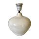 Pied de lampe en céramique craquelée