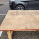 Large table of trade, factory, fir, draper table