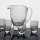 4 verres cristal Lalique modèle Highlands