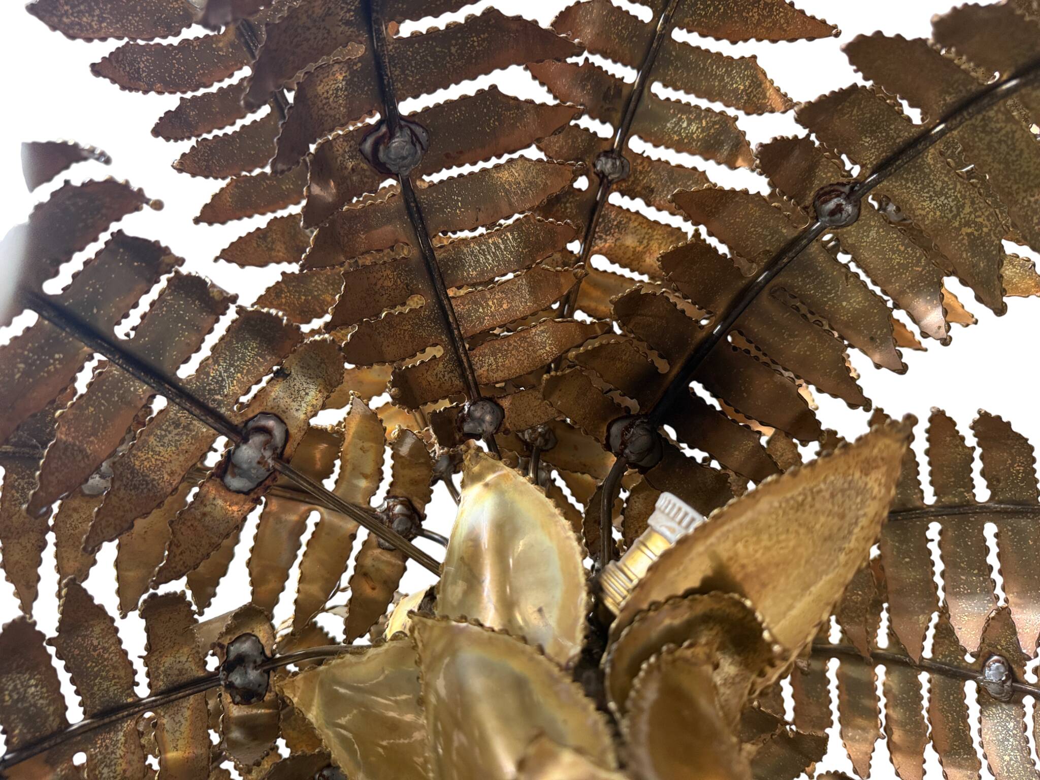 Palm Tree Lamp by Christian Techoueyres for Maison Jansen, 90 cm, 1970