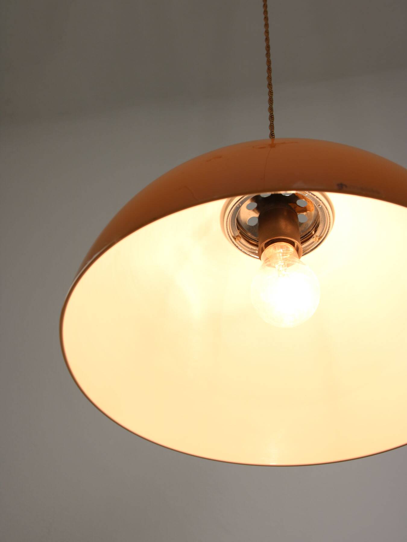 Brown Space Age Pendant Lamp from Guzzini