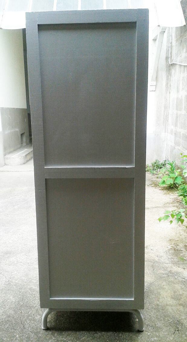Armoire penderie internat vintage restaurée