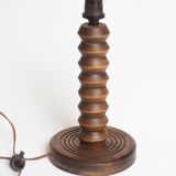 Dudouyt style wooden lamp base