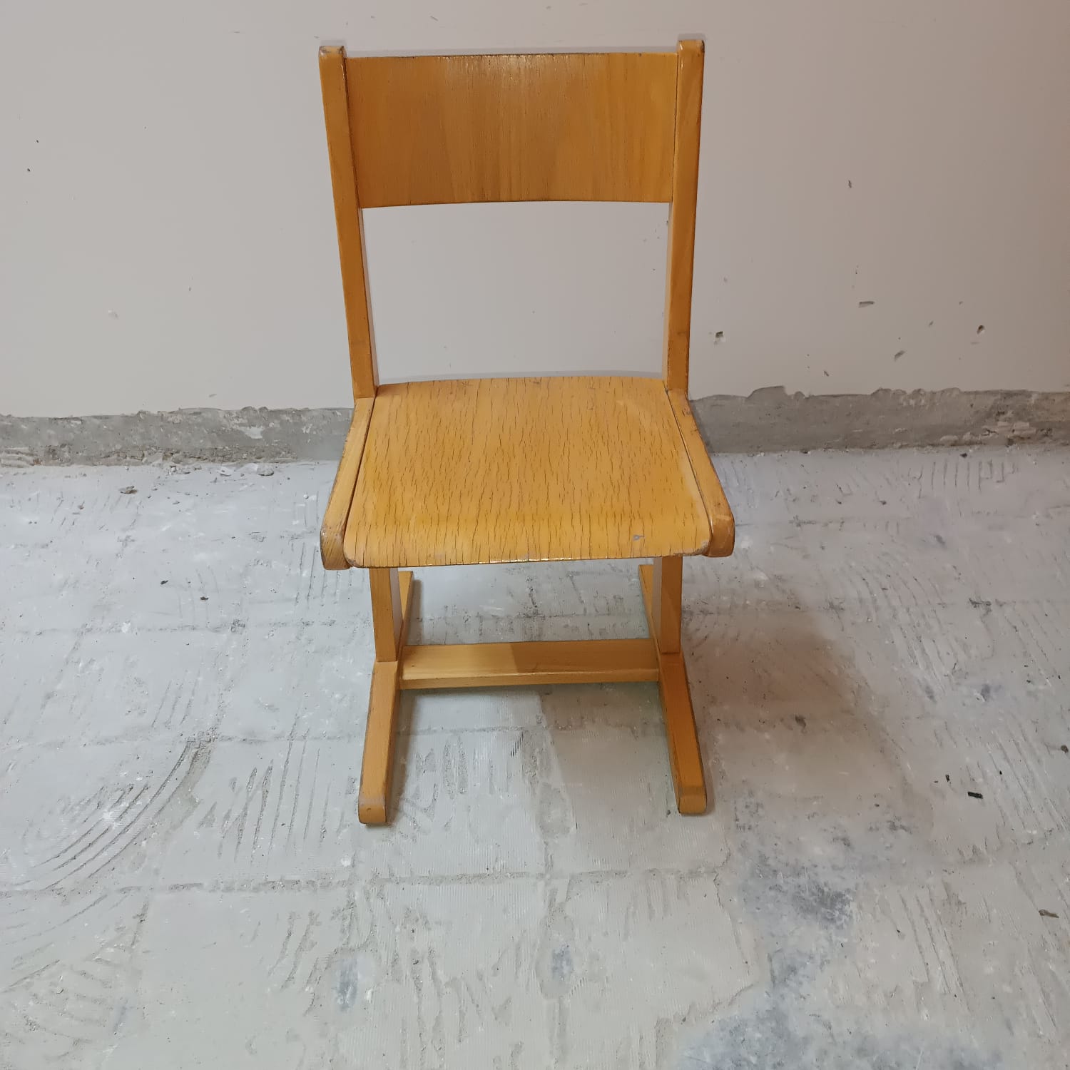 Vintage child school office chair casala