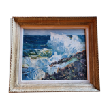 Oil on canvas signed R Jannot 70s