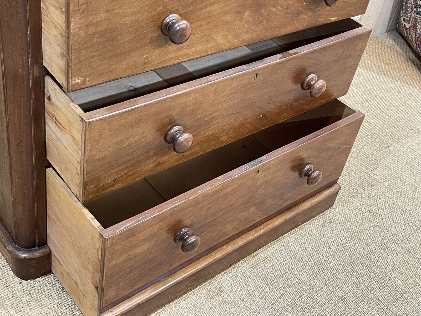 Commode victorienne xixème en acajou