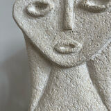 Stone lamp by sculptor Albert Tormos