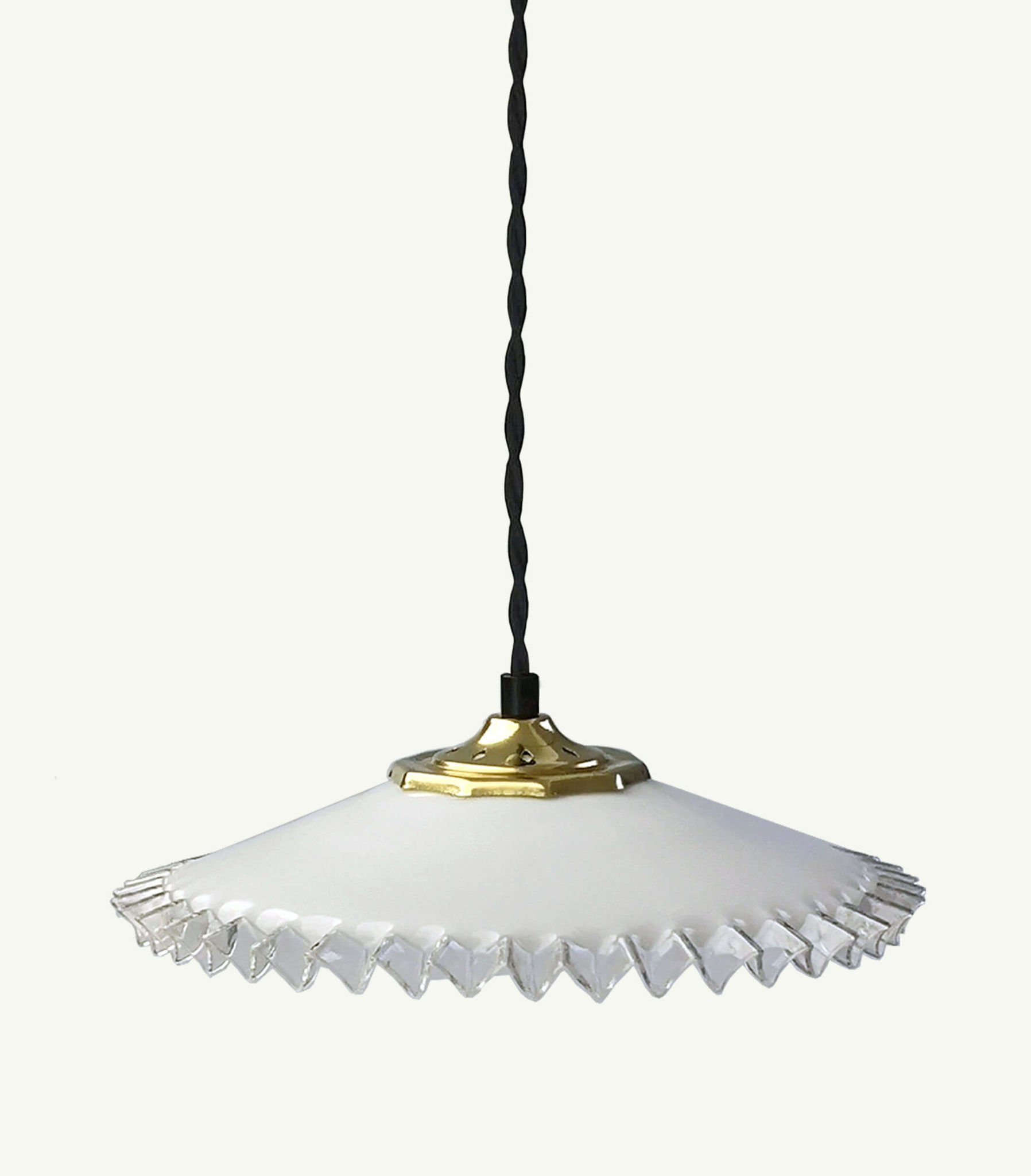 Opaline hanging lamp