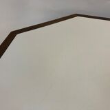 Vintage coffee table wenge hexagon 1960