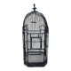Old black metal birdcage from the early 20th century.