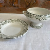 Vegetable and flat plates Mimosa Saint Amand & Hamage