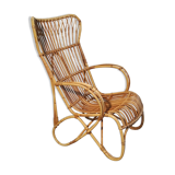 Wicker armchair