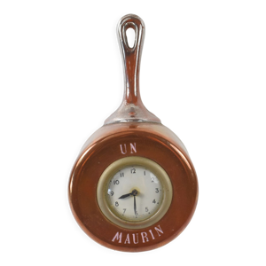 Ancienne horloge  publicitaire - ceramique