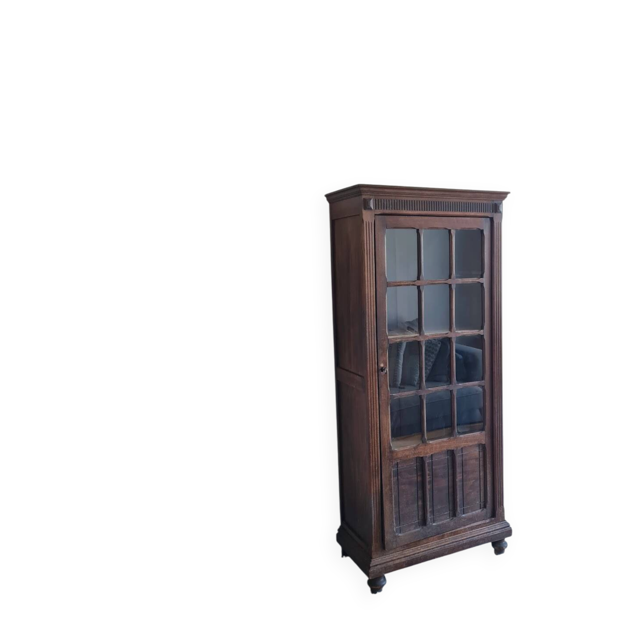 Glass-fronted Parisian wardrobe