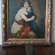 Peinture Antique Portrait De Famille XIX Siècle " Lebrun "