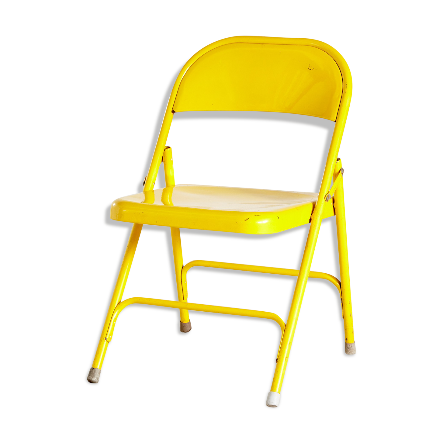 Yellow foldable chair