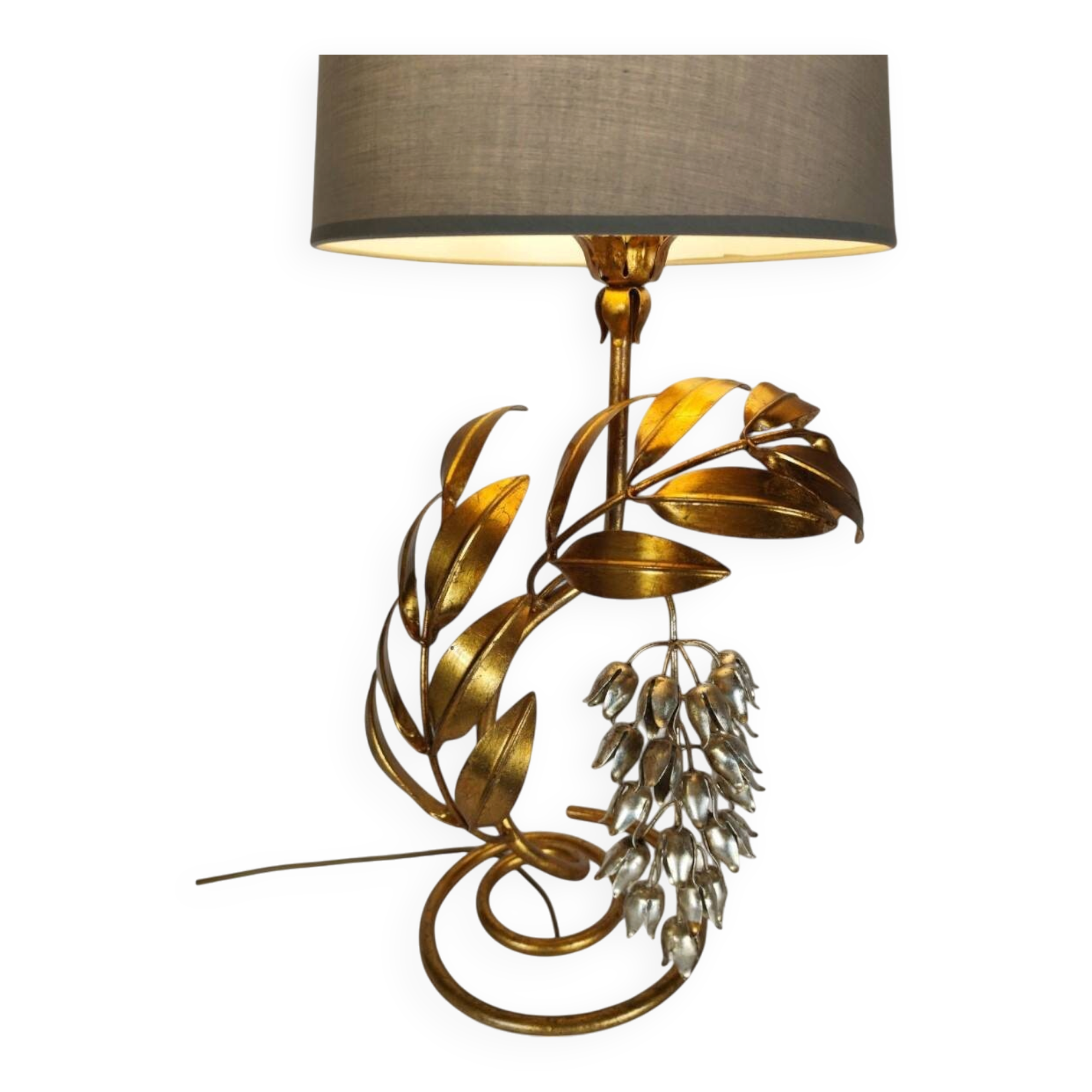 "Wisteria" lamp by Hans Kögl / Maison Jansen, 1960s-1970s