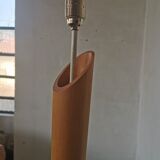 Floral wooden floor lamp