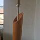 Floral wooden floor lamp