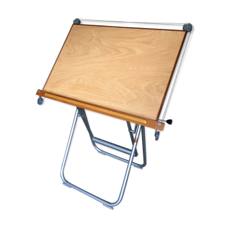 Table à dessin industriel d' architecte marque Heliolithe Lyon Paris