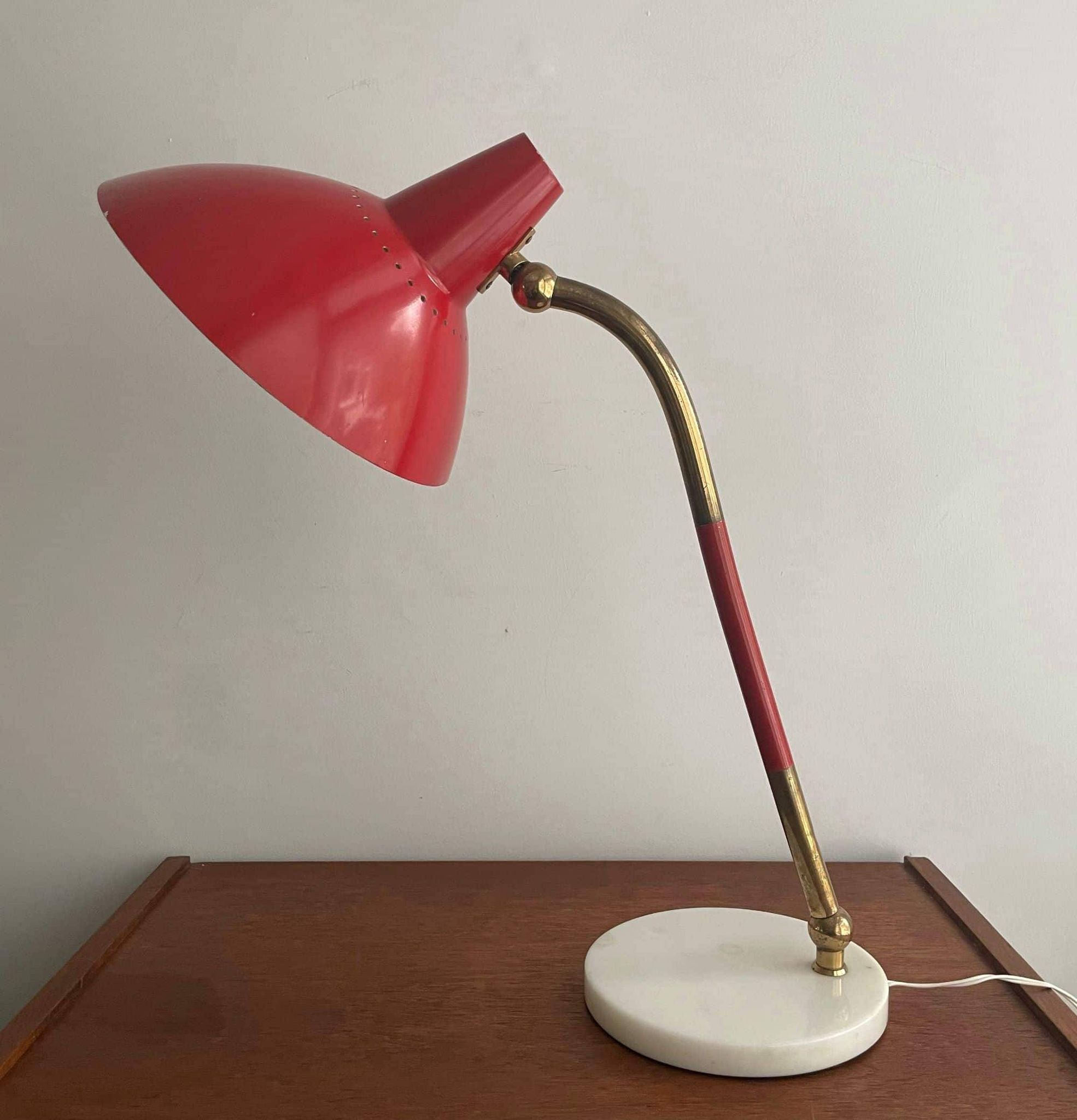 Lampe de bureau ou de table, Stilnovo, années 1950, Italie