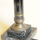 Vintage Lamp - Metal, Marble and Brass Column - Empire Style - Black and Gold