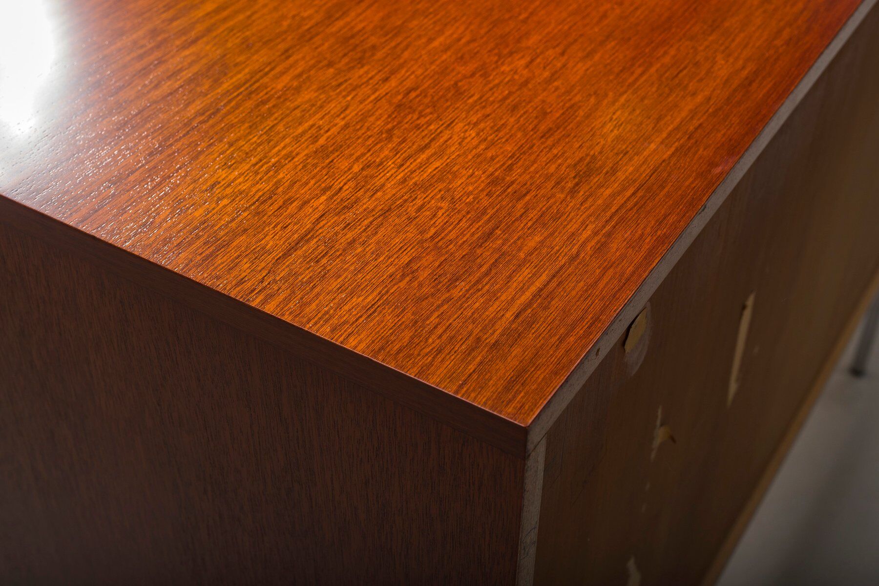 Diamond Point mahogany sideboard by Antoine Philippon & Jacqueline Lecoq for Behr, 1964