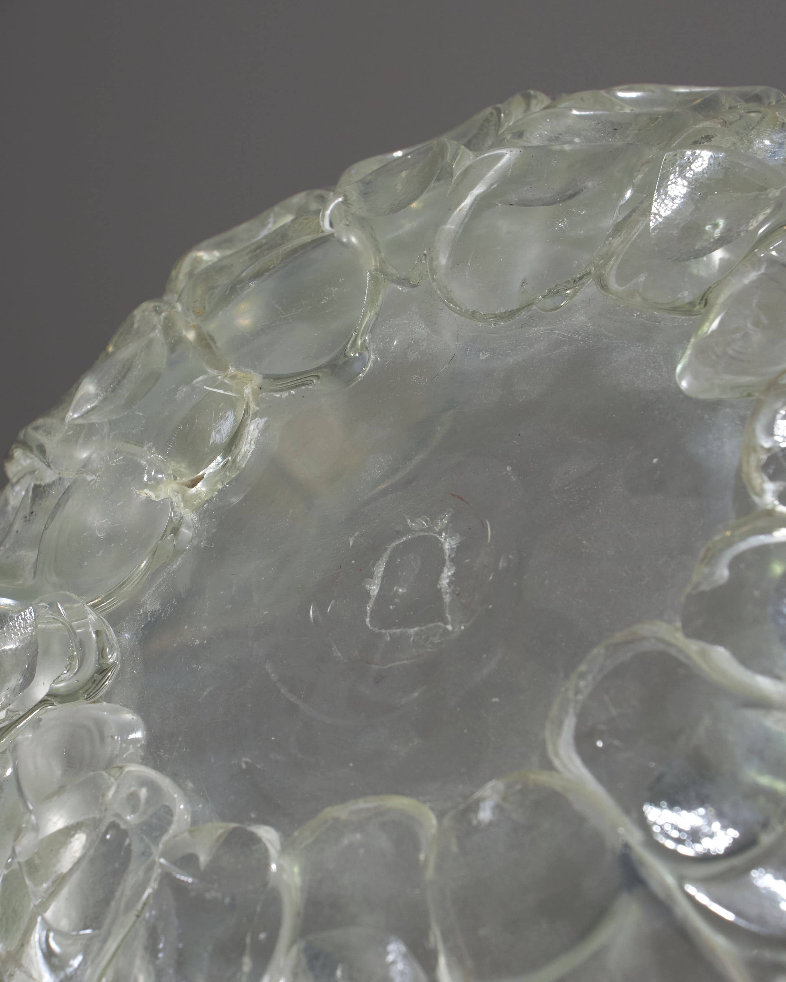 Iridescent Murano glass bowl, 1940s