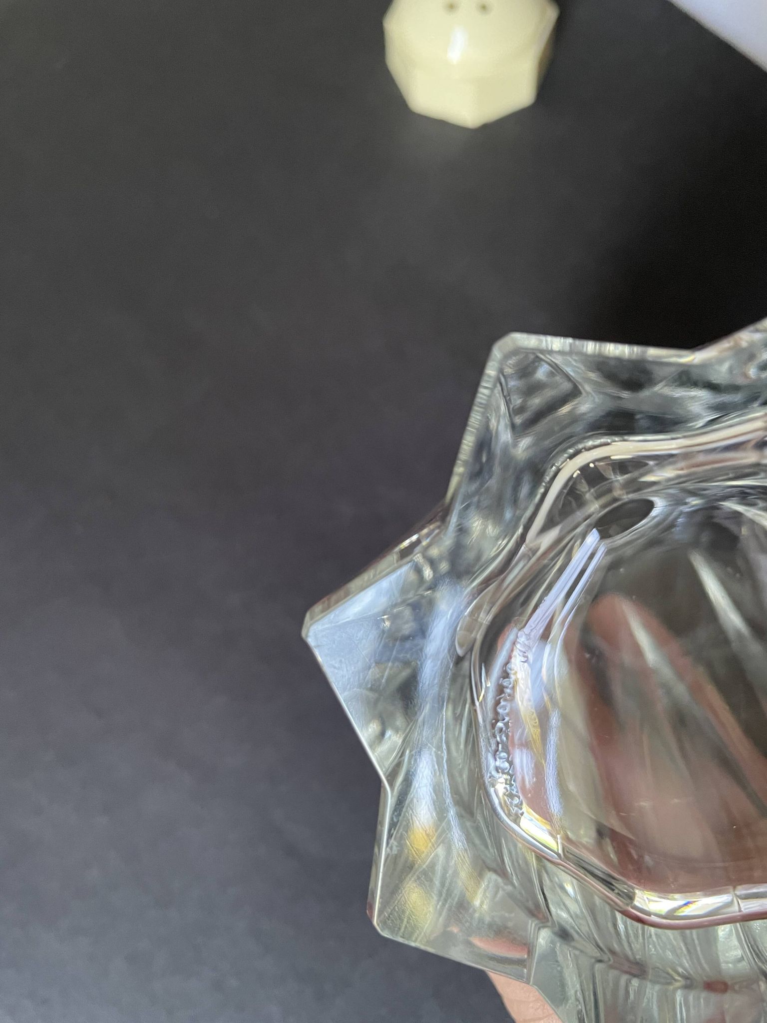 Saupoudreuse cristal de Bohème