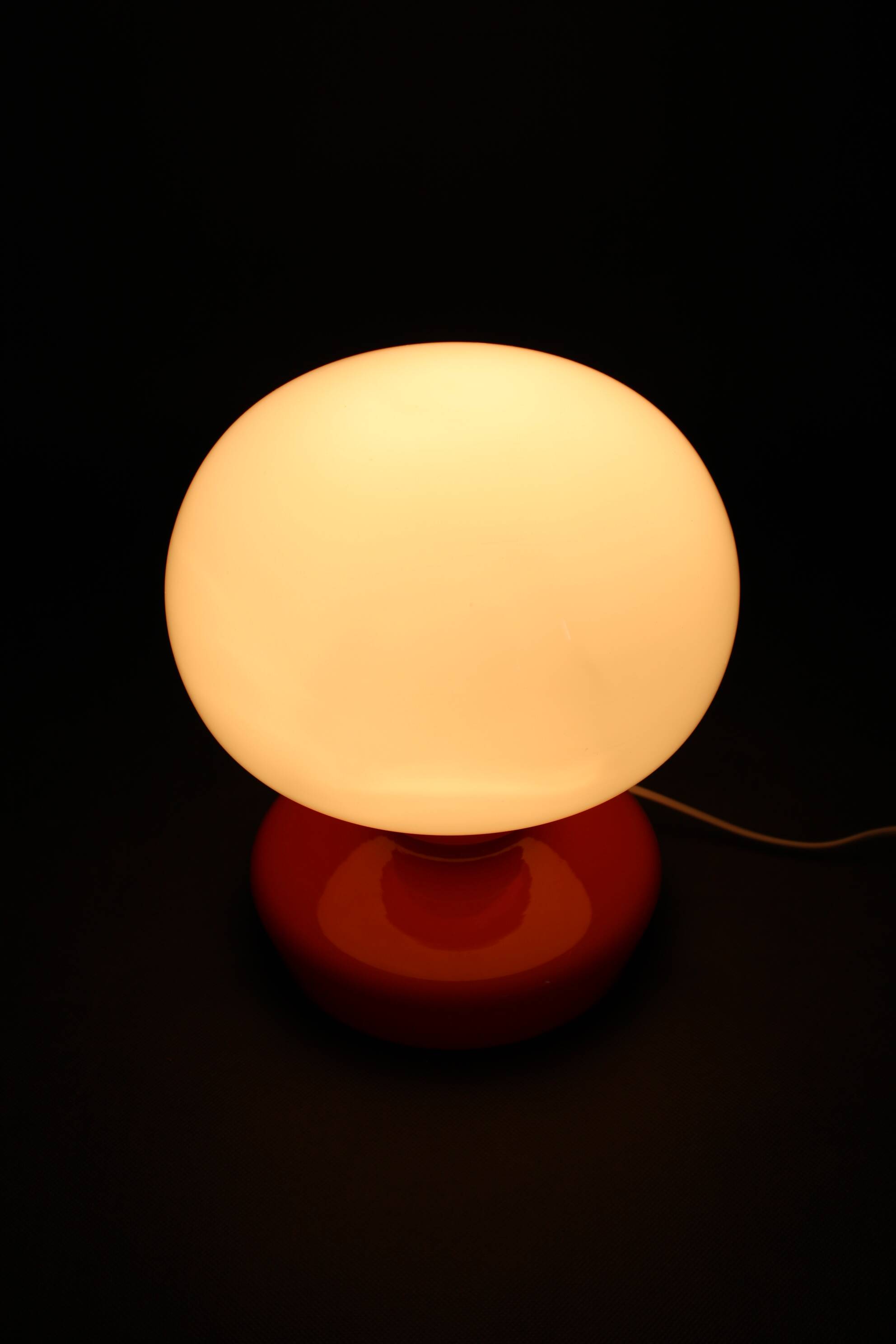 1970s Stepan Tabery Opaline Glass  Table Lamp, Czechoslovakia